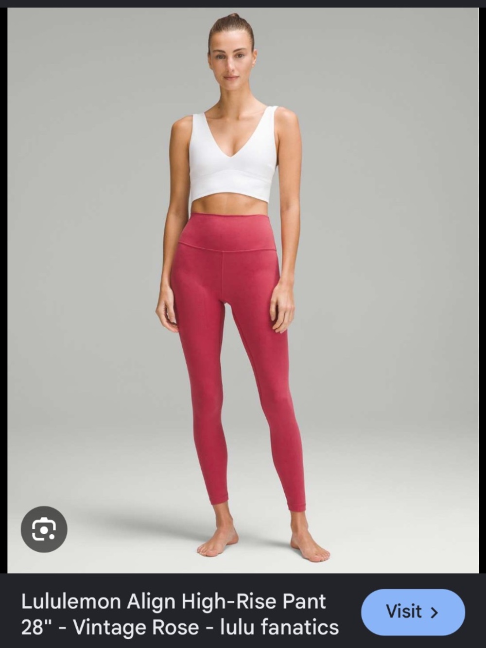 Lululemon Align Pant 28” Vintage Rose